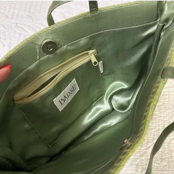 Vintage Barse Green Beaded Women's Purse - Picture 6 of 6